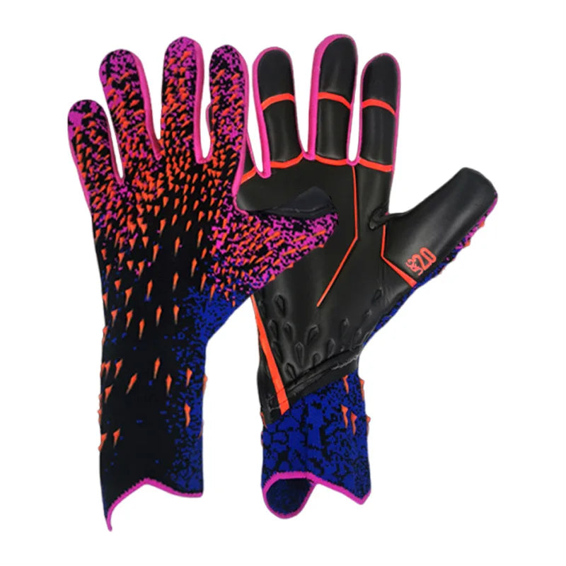 Professional Football Soccer Goalkeeper Gloves for Adults And Teenagers Thickened Protection Handwear for Goalie