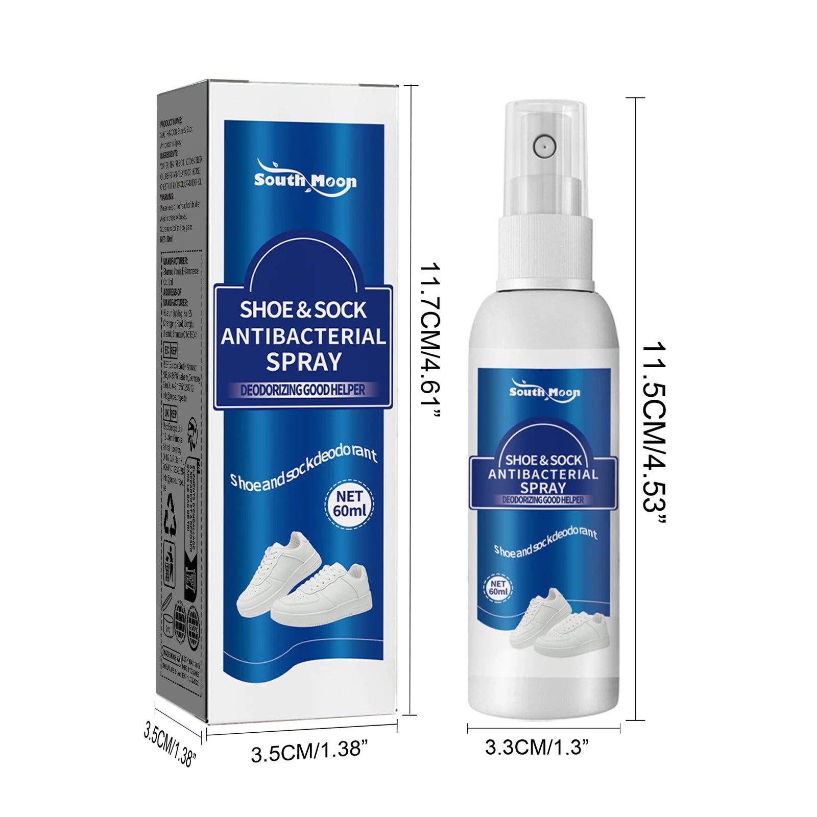 Footwear Deodorant Spray Prevent Fungal Growth