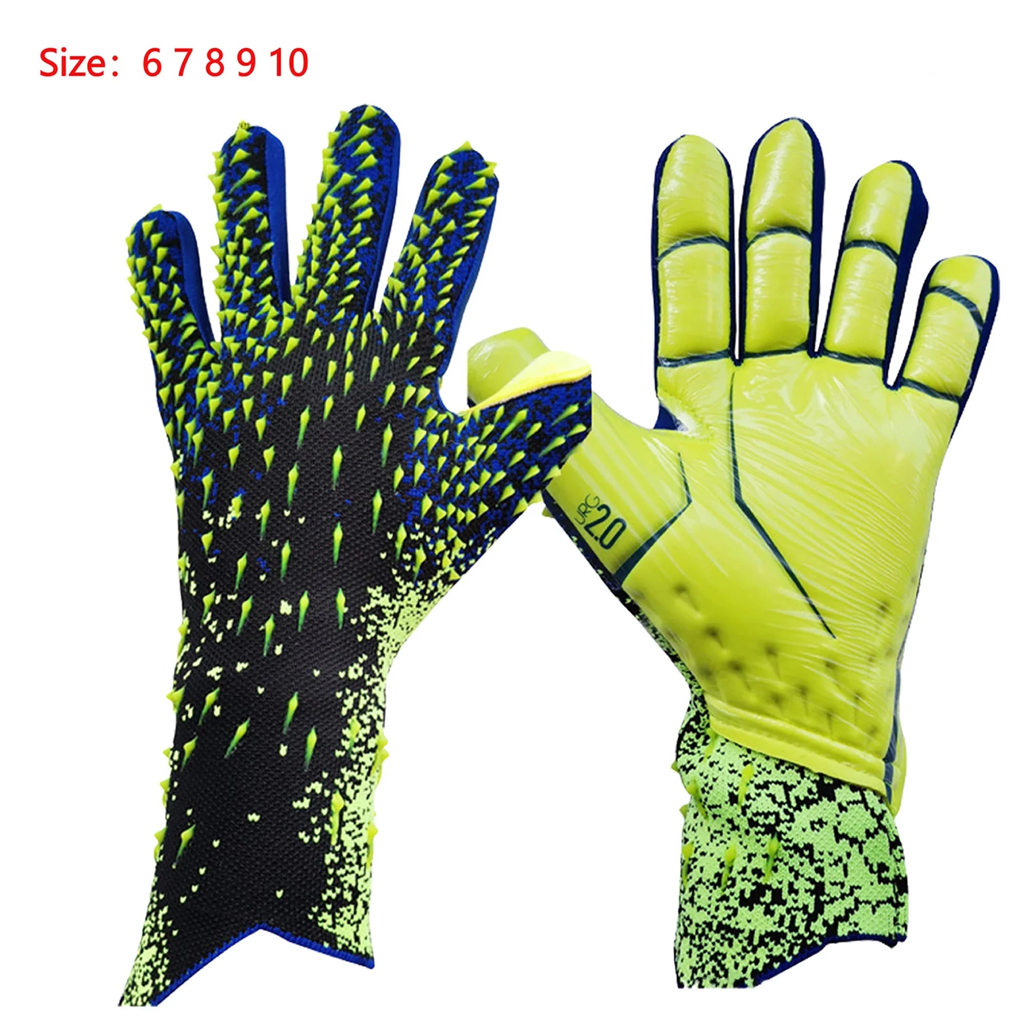Professional Football Soccer Goalkeeper Gloves for Adults And Teenagers
