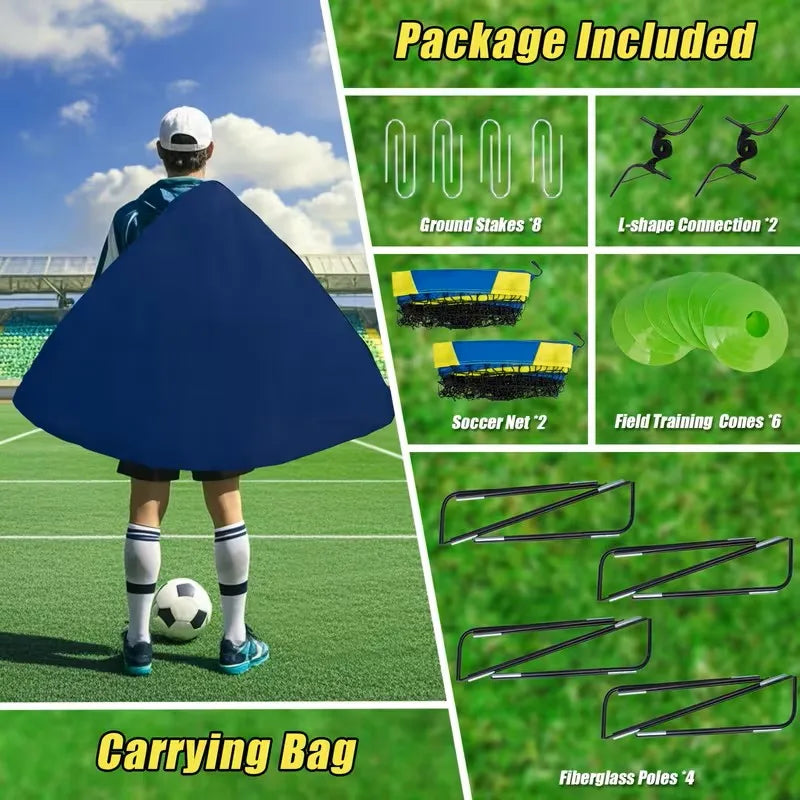4'x 3' Portable  Soccer Goals