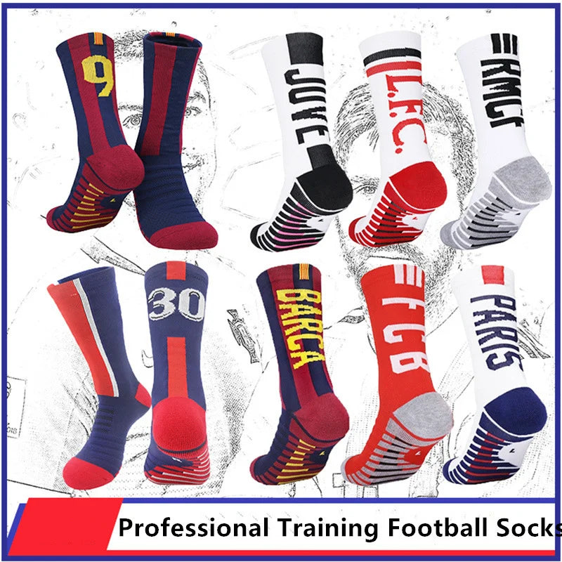 Socks Club Soccer Non-slip Sports Breathable