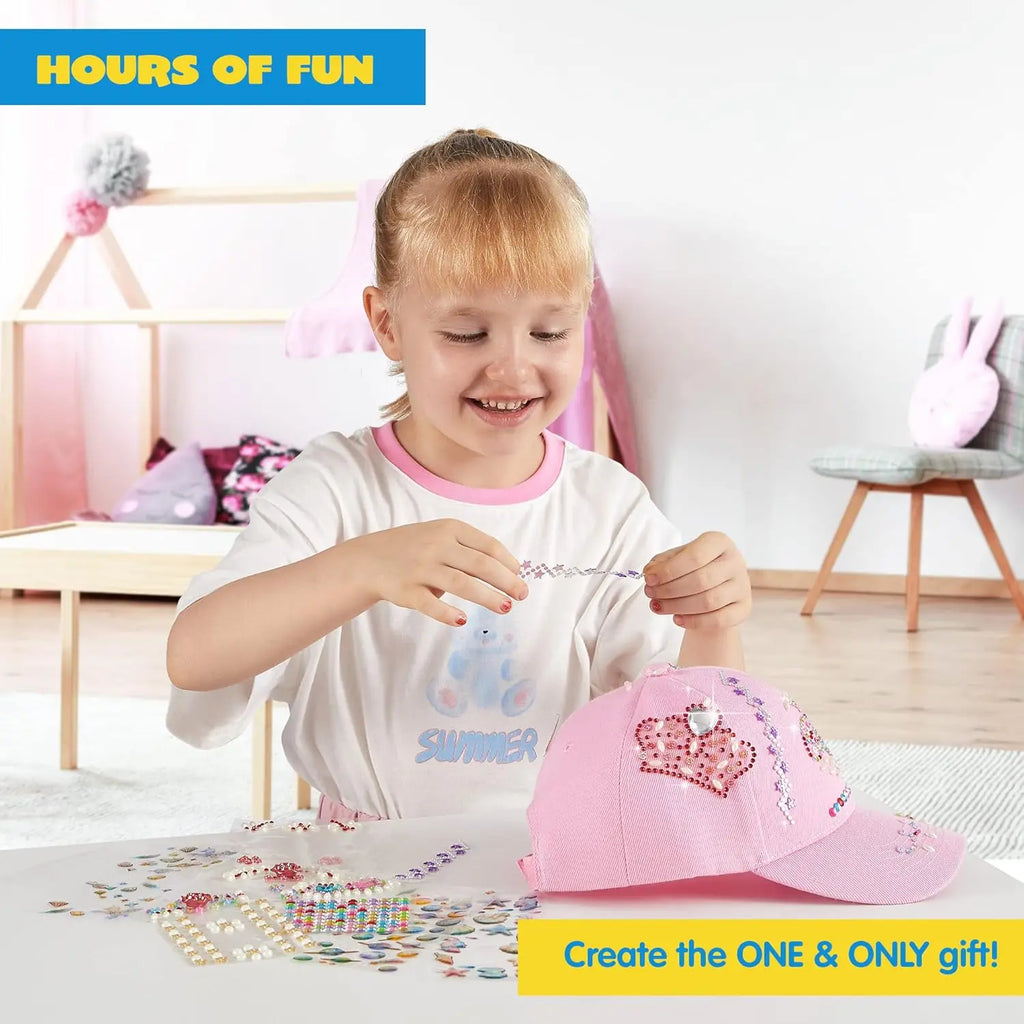 Decorate Baseball Cap Gems Stickers Art Crafts