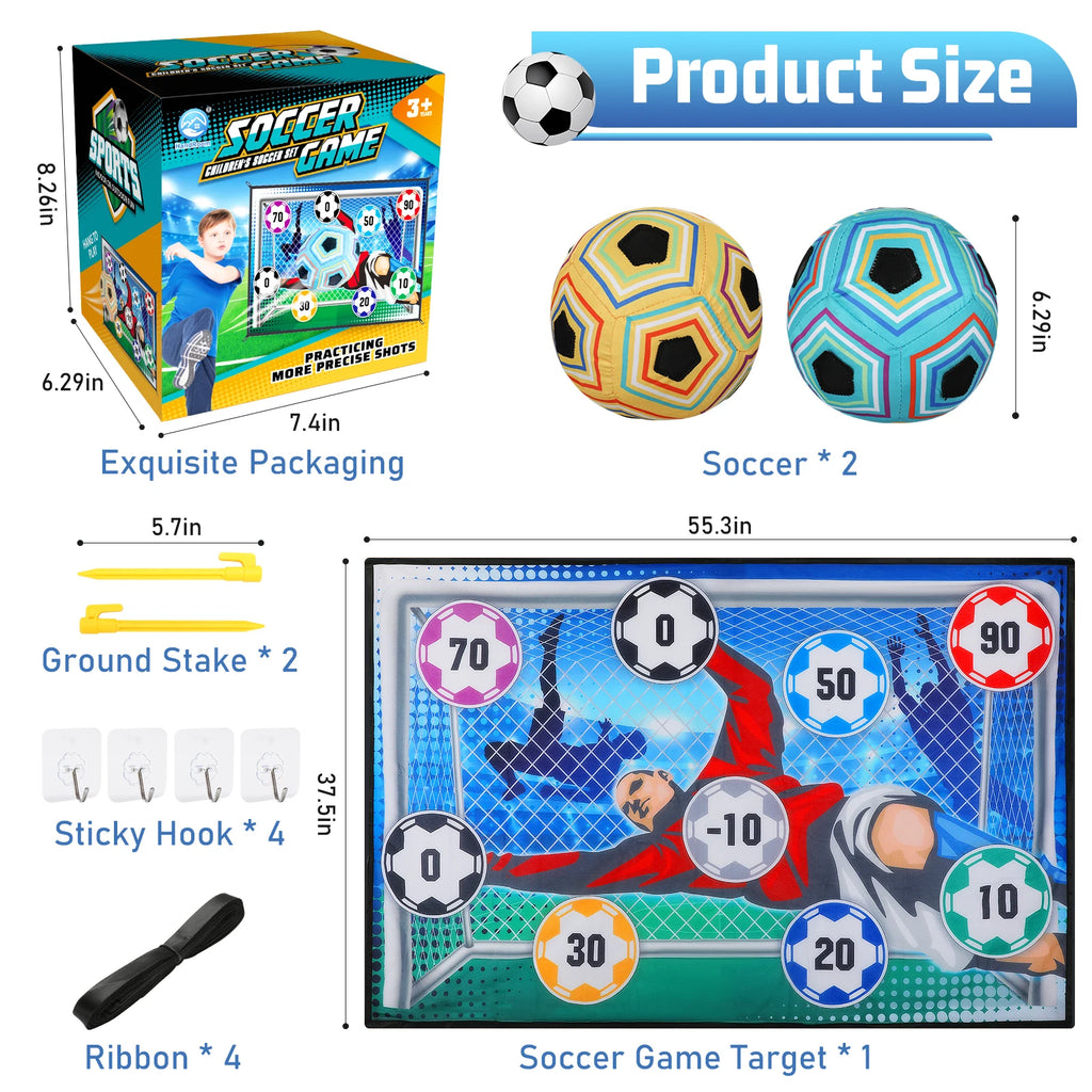 Football Soccer Sticky Training Goal Indoor Outdoor
