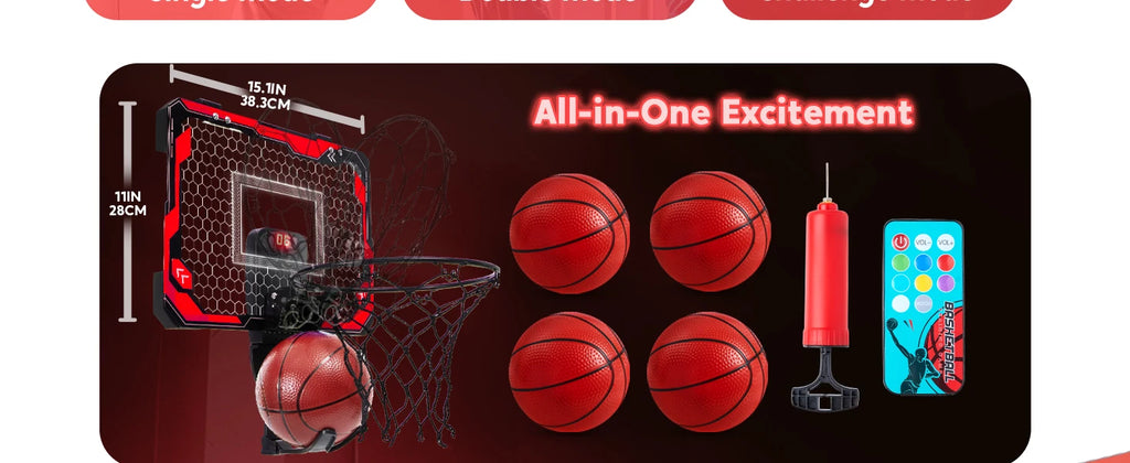 Mini Indoor Basketball Hoop Over Door