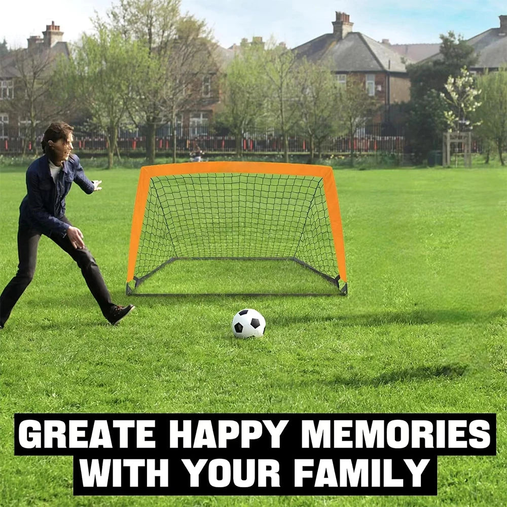 1/2pcs Kids Soccer Goals for Backyard