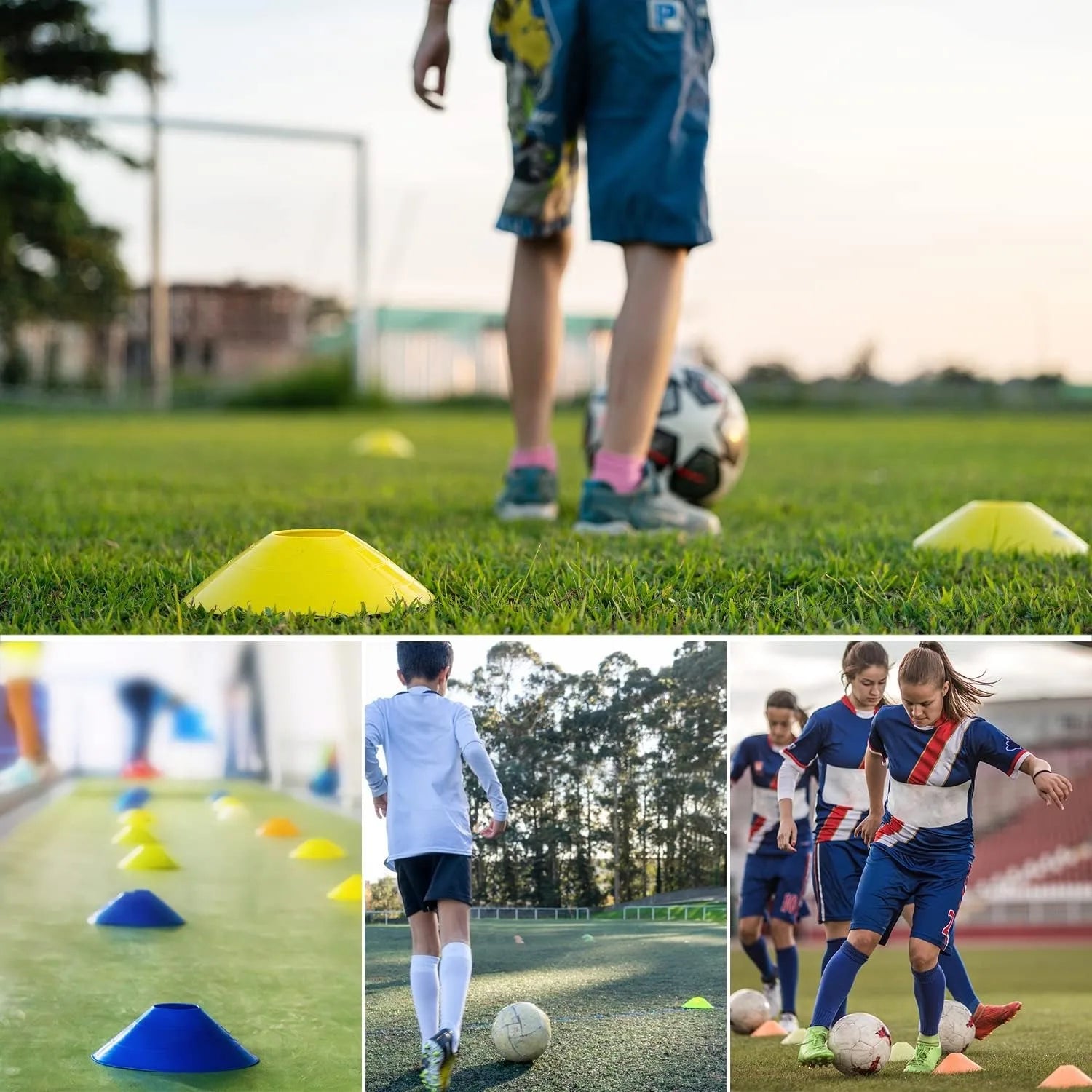 10pcs football training cone Disc