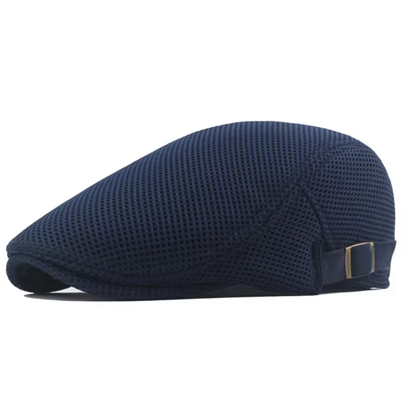 Men Mesh Newsboy Caps