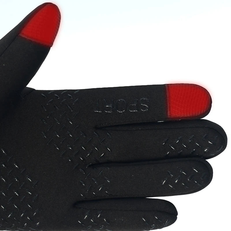 Football Gloves Waterproof Thermal Grip
