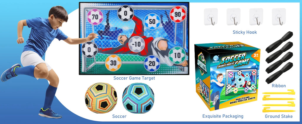 Football Soccer Sticky Training Goal Indoor Outdoor