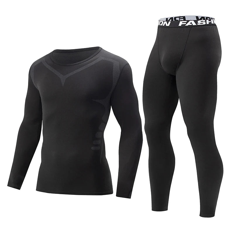 2-pcs Men's Fashionable Warm Sports Suit Plus Size