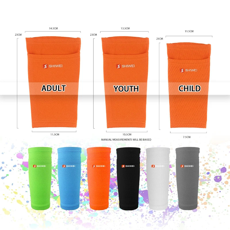 Soccer Shin Guard Pad Sports Knee Pads Calf Sleeve Sock
