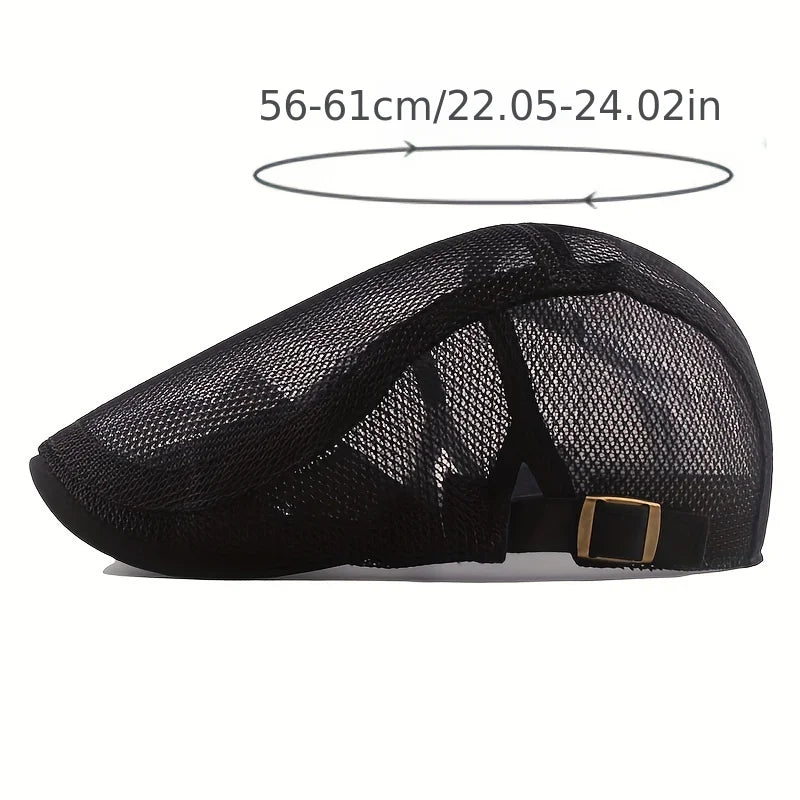 Outdoor Sun Hats Breathable Mesh Newsboy Cap