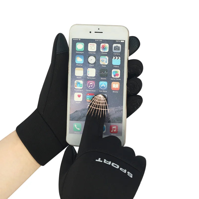 Football Gloves Waterproof Thermal Grip