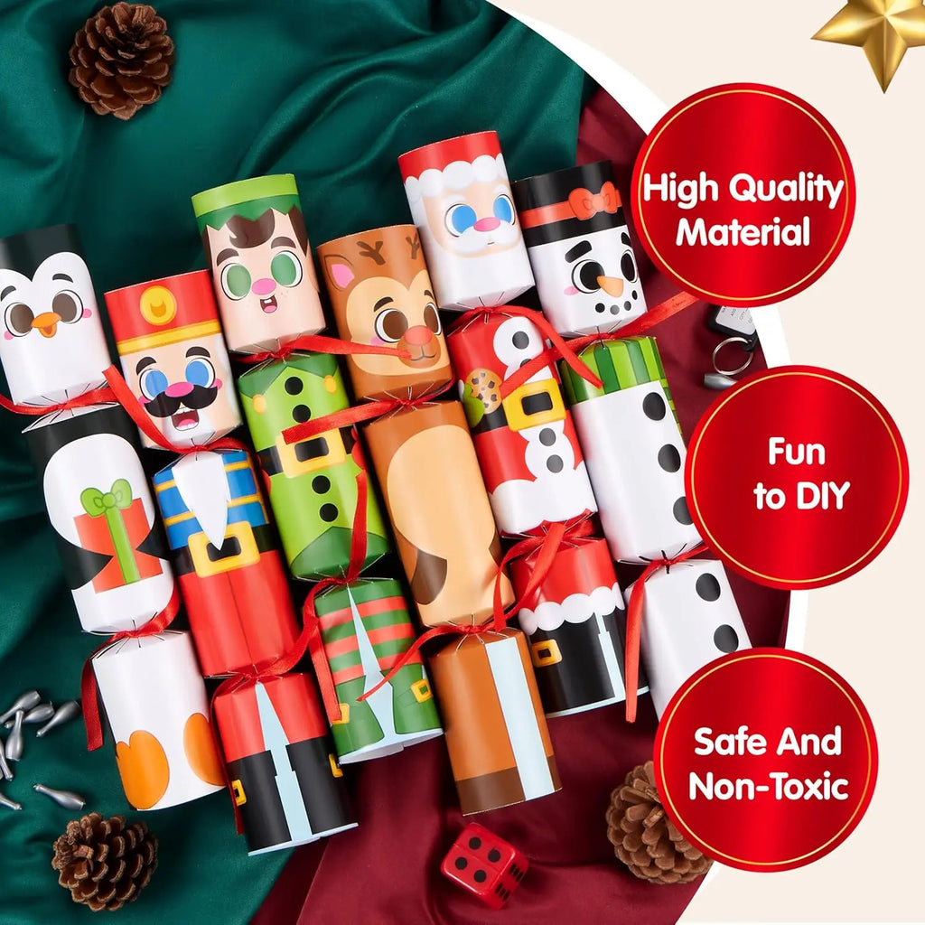Non-Snap Party Table Favors Christmas Characters