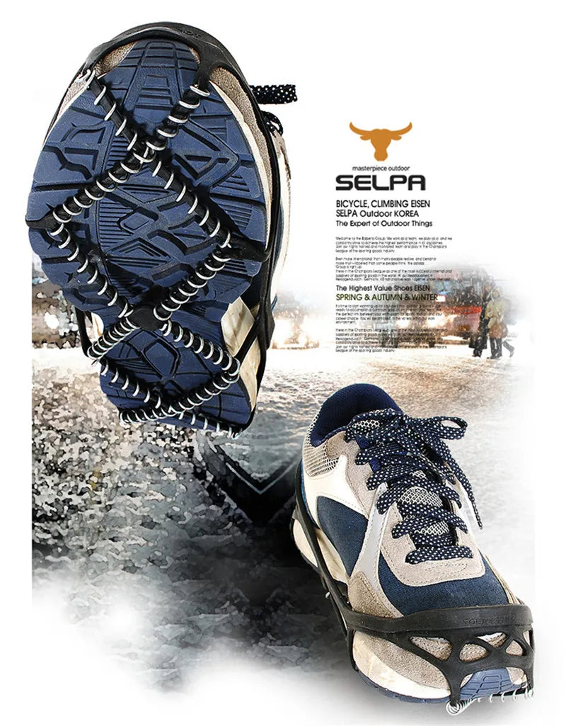 Non-Slip Ice Grip Sports Traction Cleats
