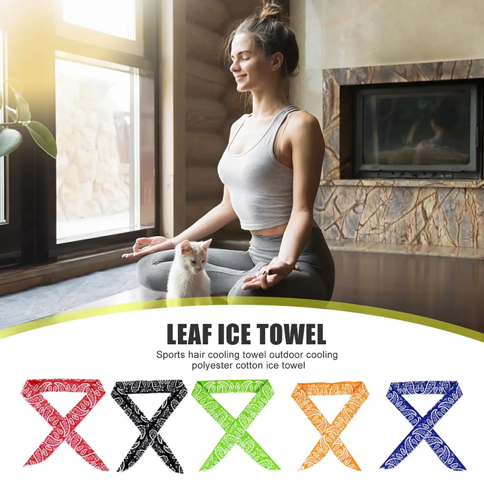 Cooling Bandana Reusable Ice for Active People