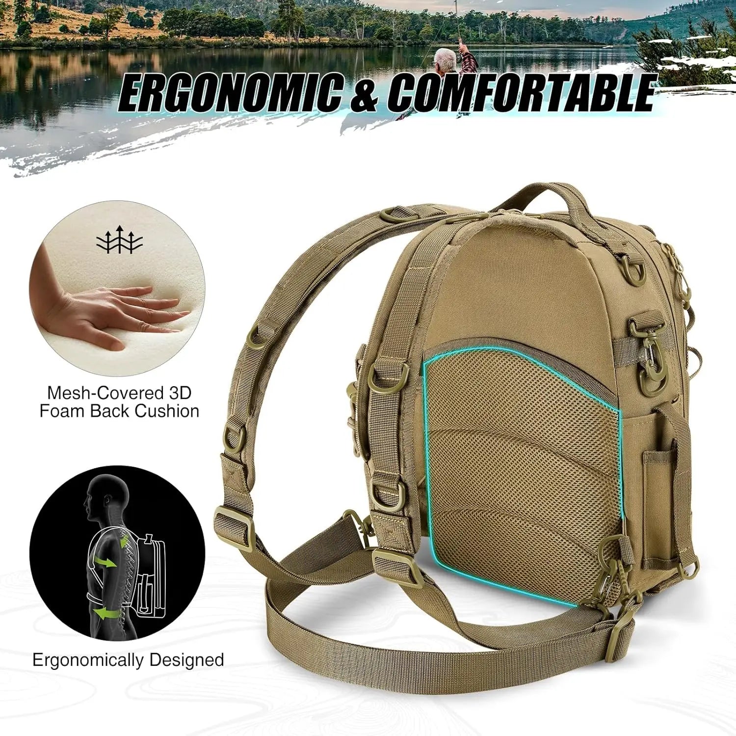 Backpack Waterproof Lightweight Bag