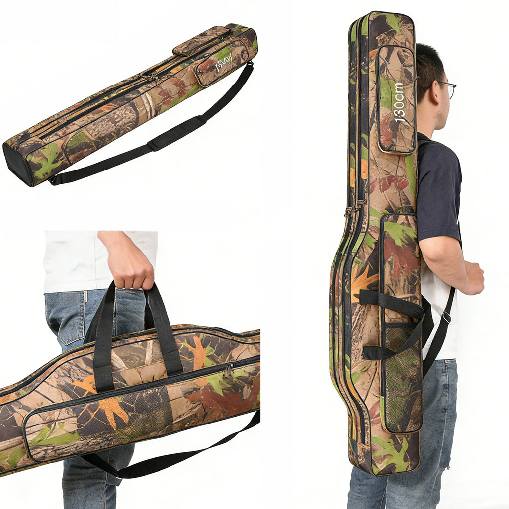 Waterproof Fishing Pole Storage Bag Large Capacity