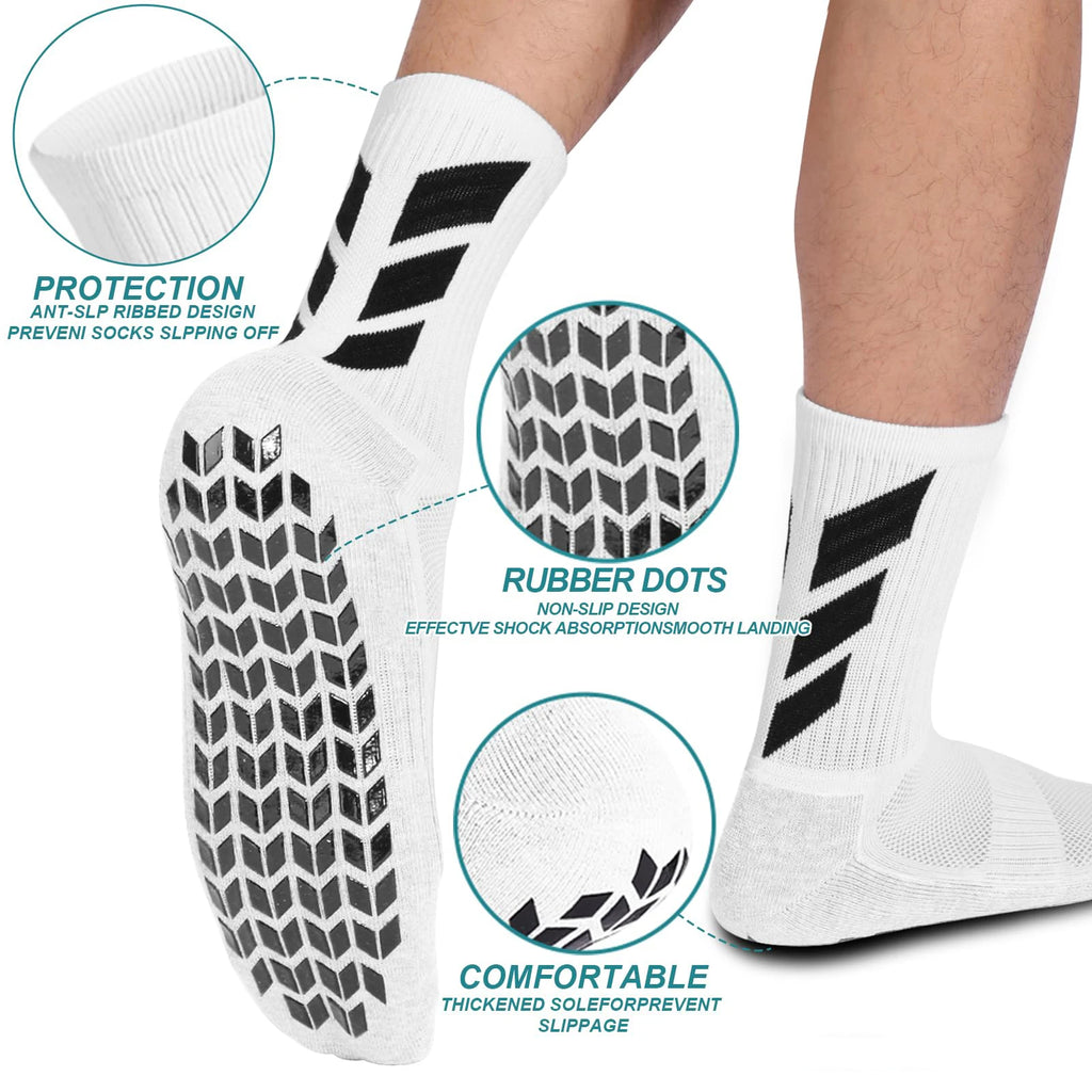1 pair of socks football socks men's anti slip