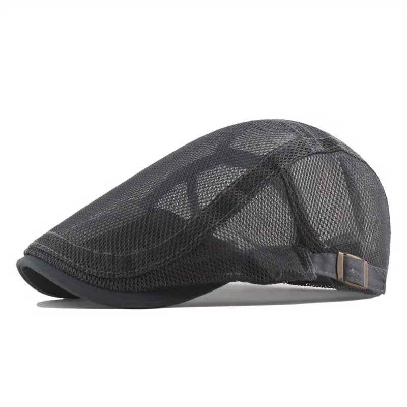 Outdoor Sun Hats Breathable Mesh Newsboy Cap