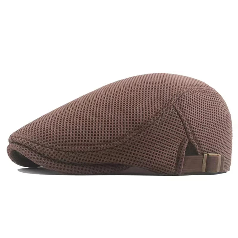 Men Mesh Newsboy Caps