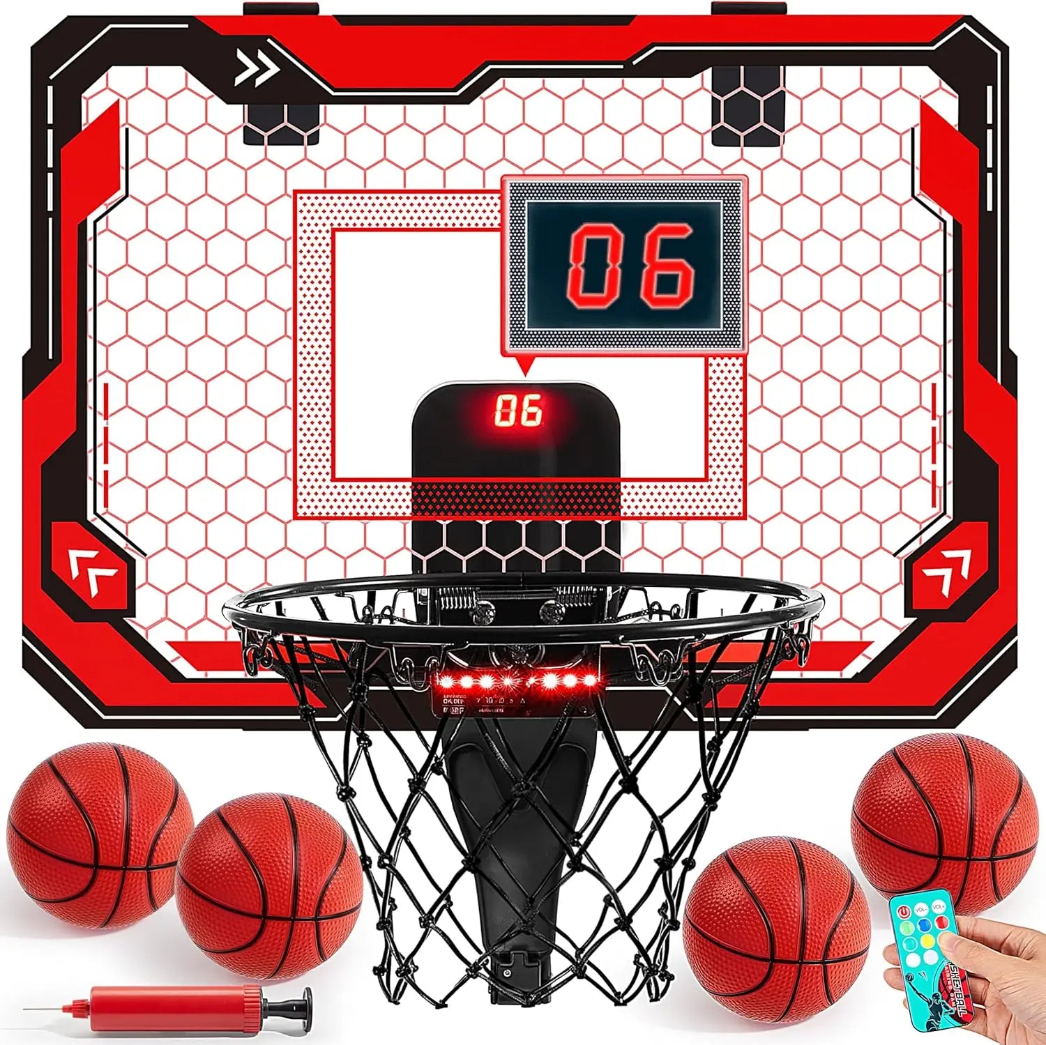 Mini Indoor Basketball Hoop Over Door