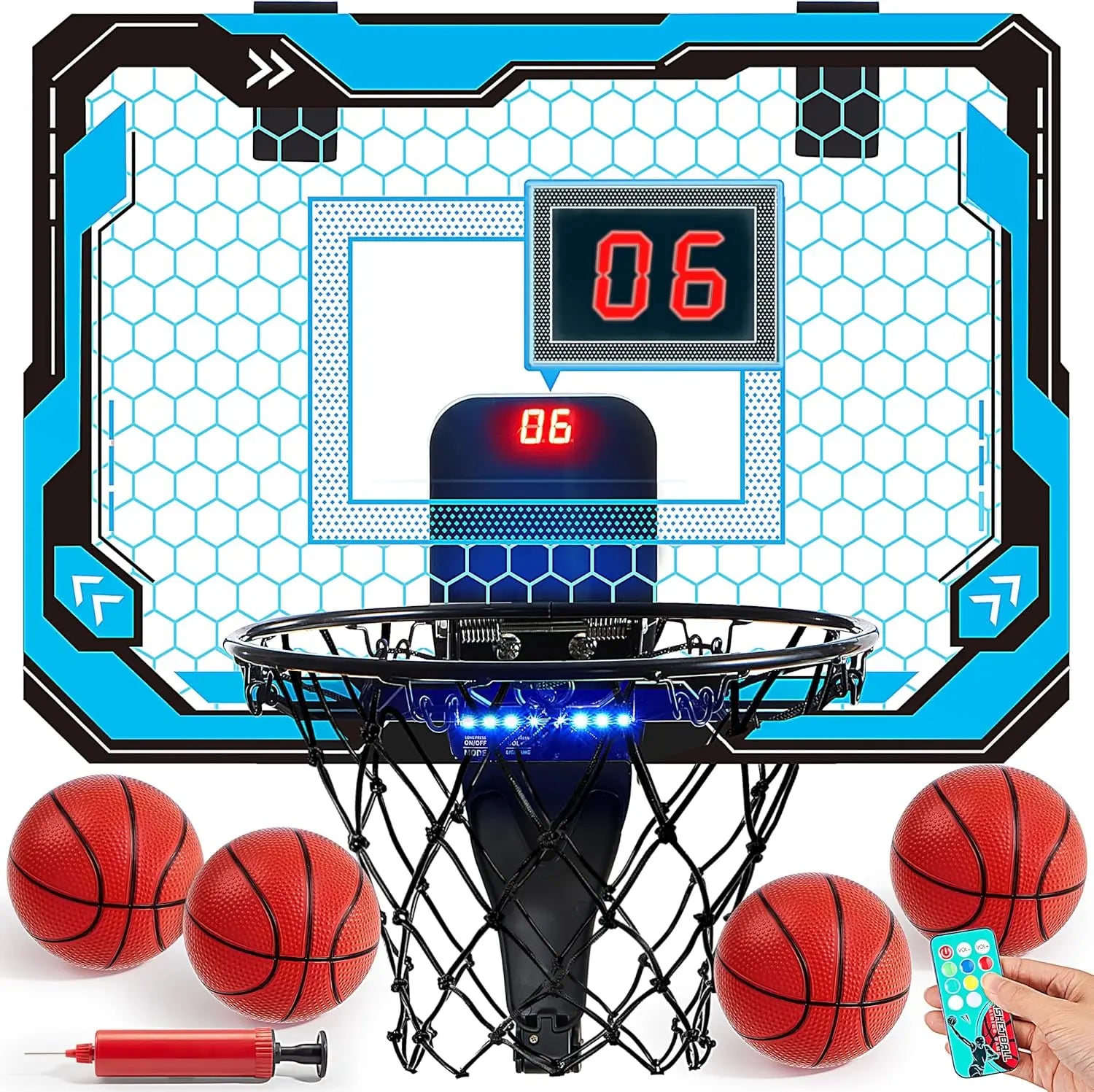 Mini Indoor Basketball Hoop Over Door