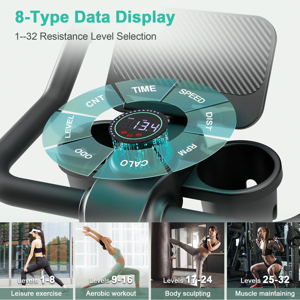 Superun Exercise Bike, Low Noise