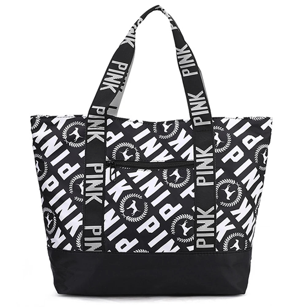 Durable Nylon Weekender Bag for Weekend Travel Fits Bluetooth Earphones Phone Case and Fitness Tracker with Easy Carry Handle