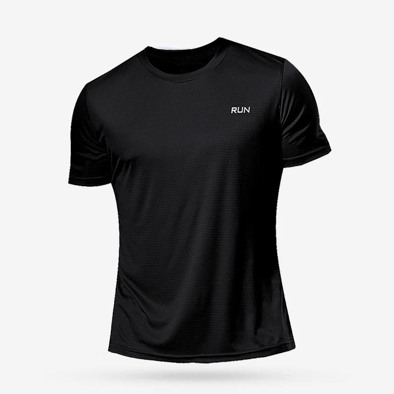 Summer Men's Quick Dry Running Bodybuilding Shirts Oversized