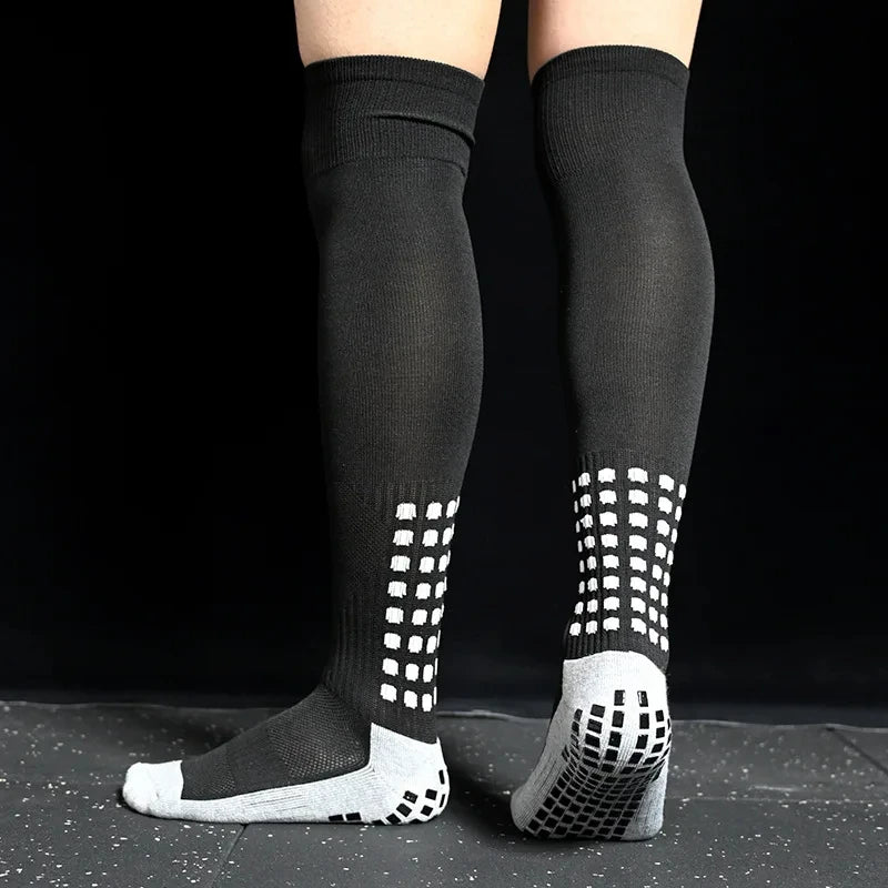 New Long Football Socks Silicone Suction Cup Grip
