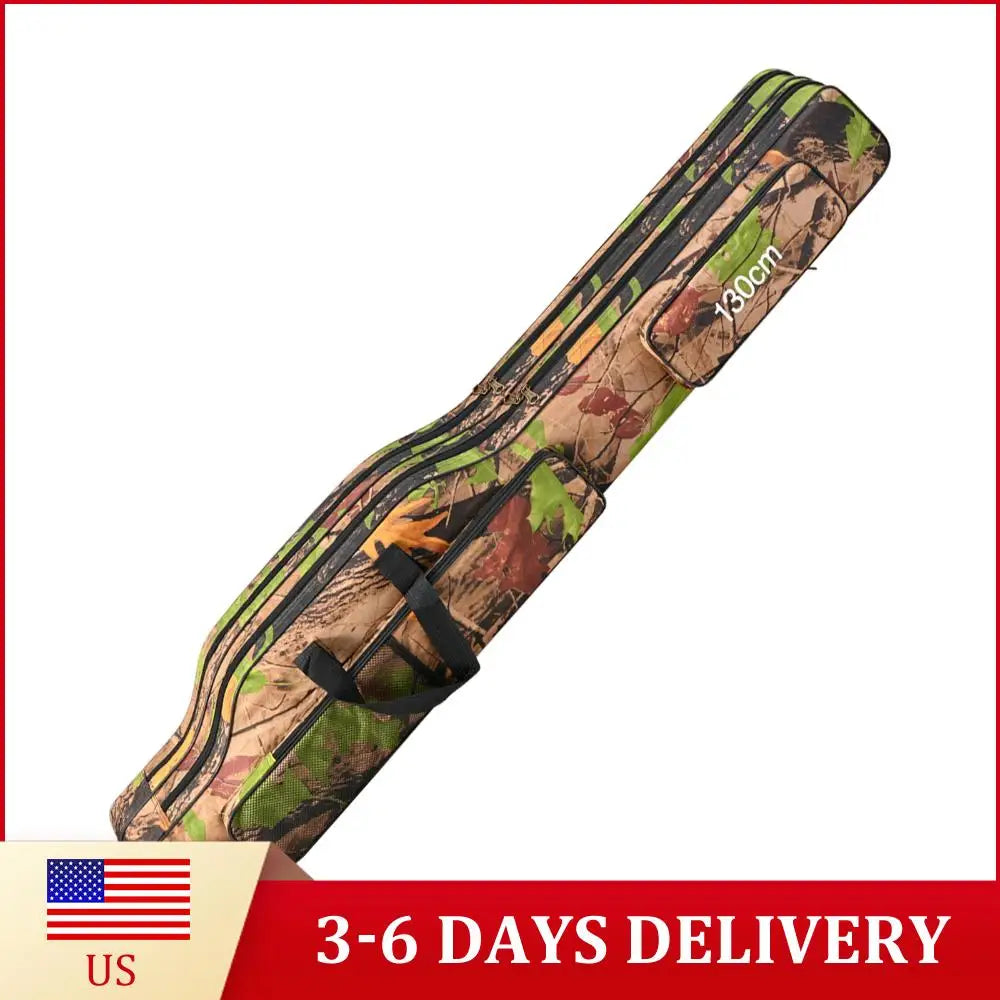 Waterproof Fishing Pole Storage Bag Large Capacity
