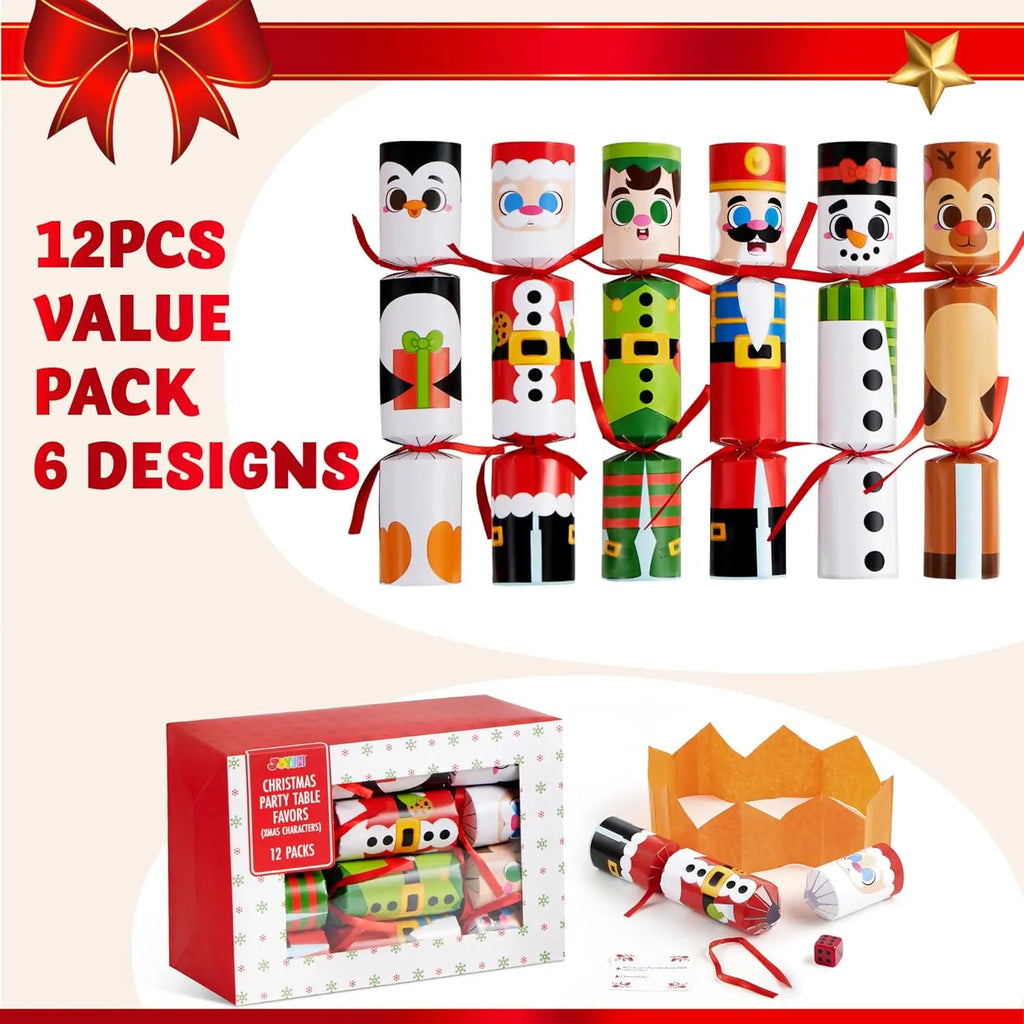 Non-Snap Party Table Favors Christmas Characters