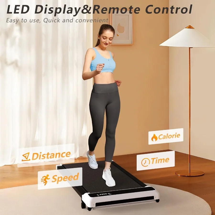 2 in 1 Remote Control Portable Walking Treadmill