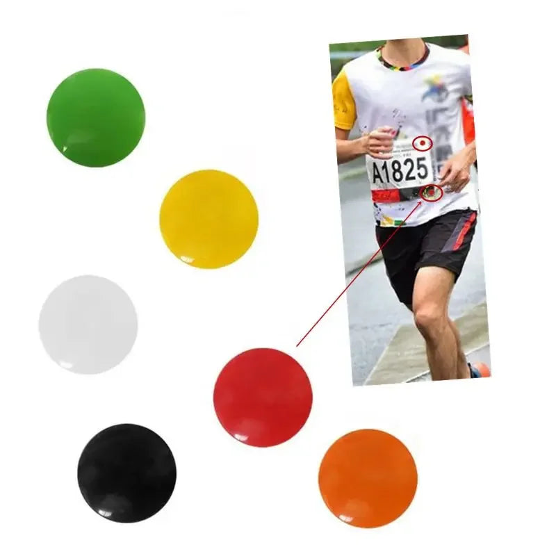 4pcs Marathon Fix Clips Number Cycling Accessories