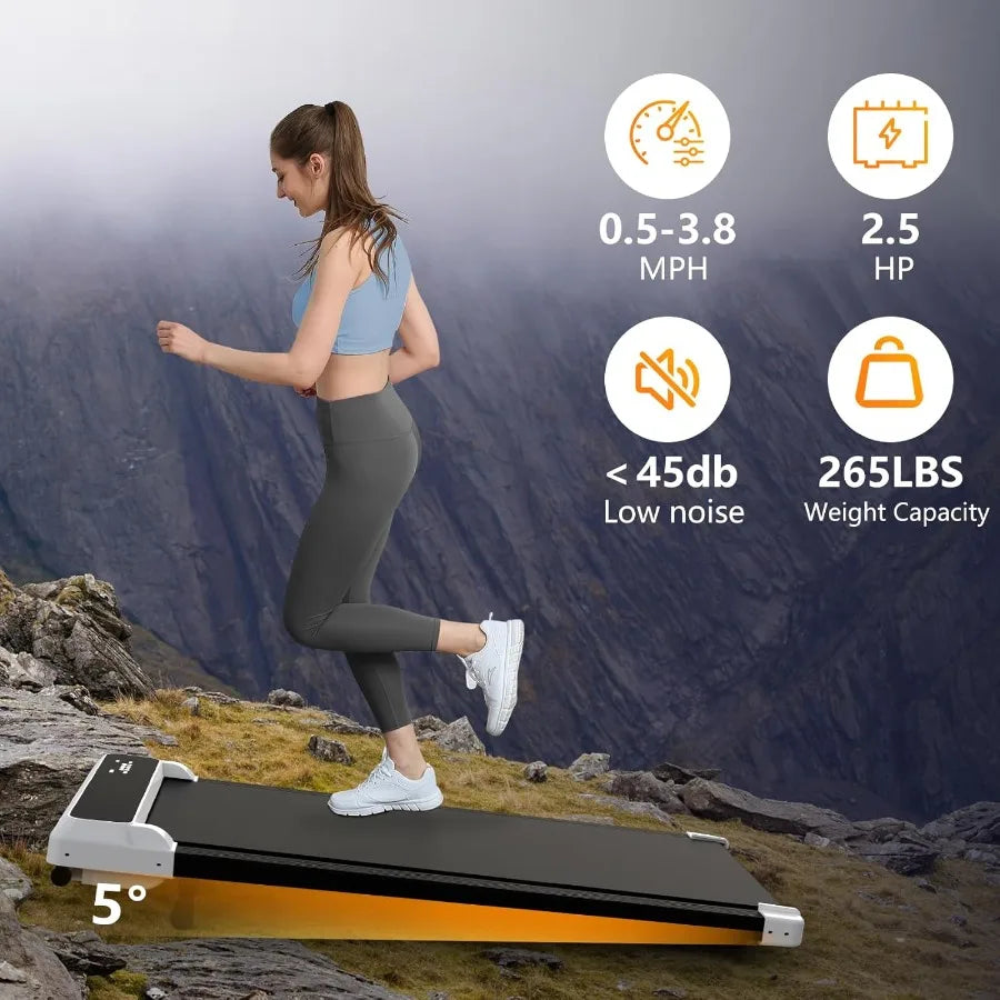 2 in 1 Remote Control Portable Walking Treadmill