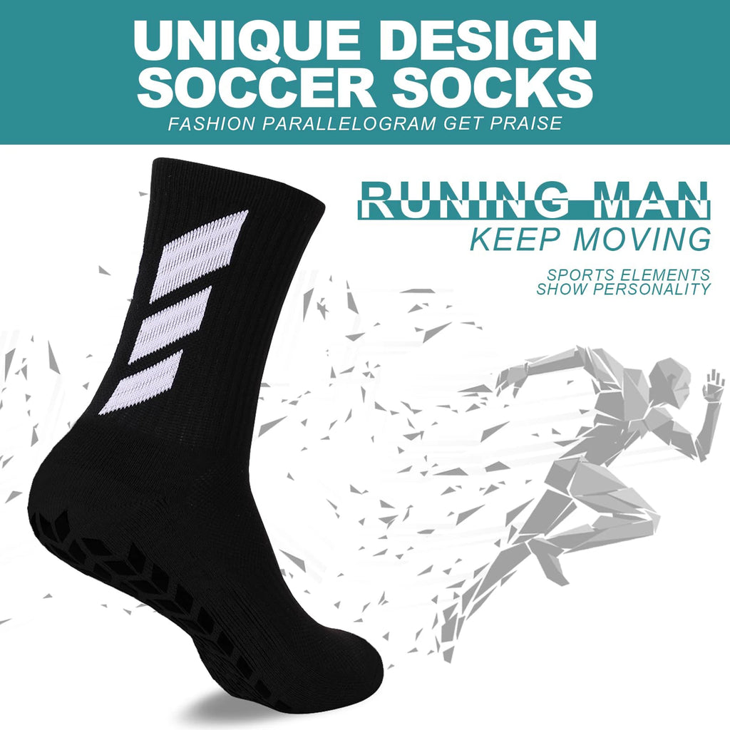 1 pair of socks football socks men's anti slip