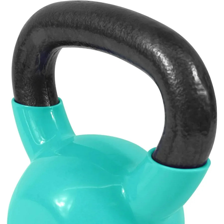 Vinyl Coated Kettlebell Iron Sets Full Body Workout