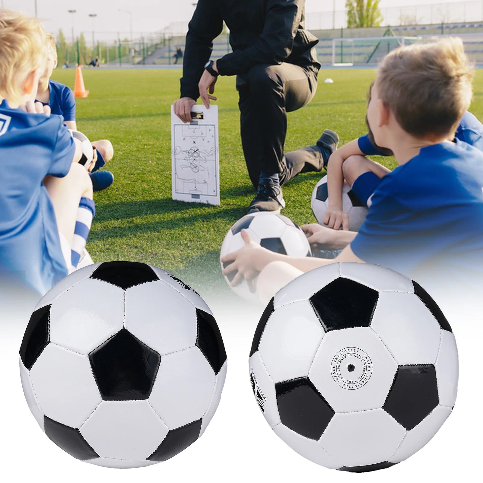 Size 2/3/4/5 Kids Soccer Balls