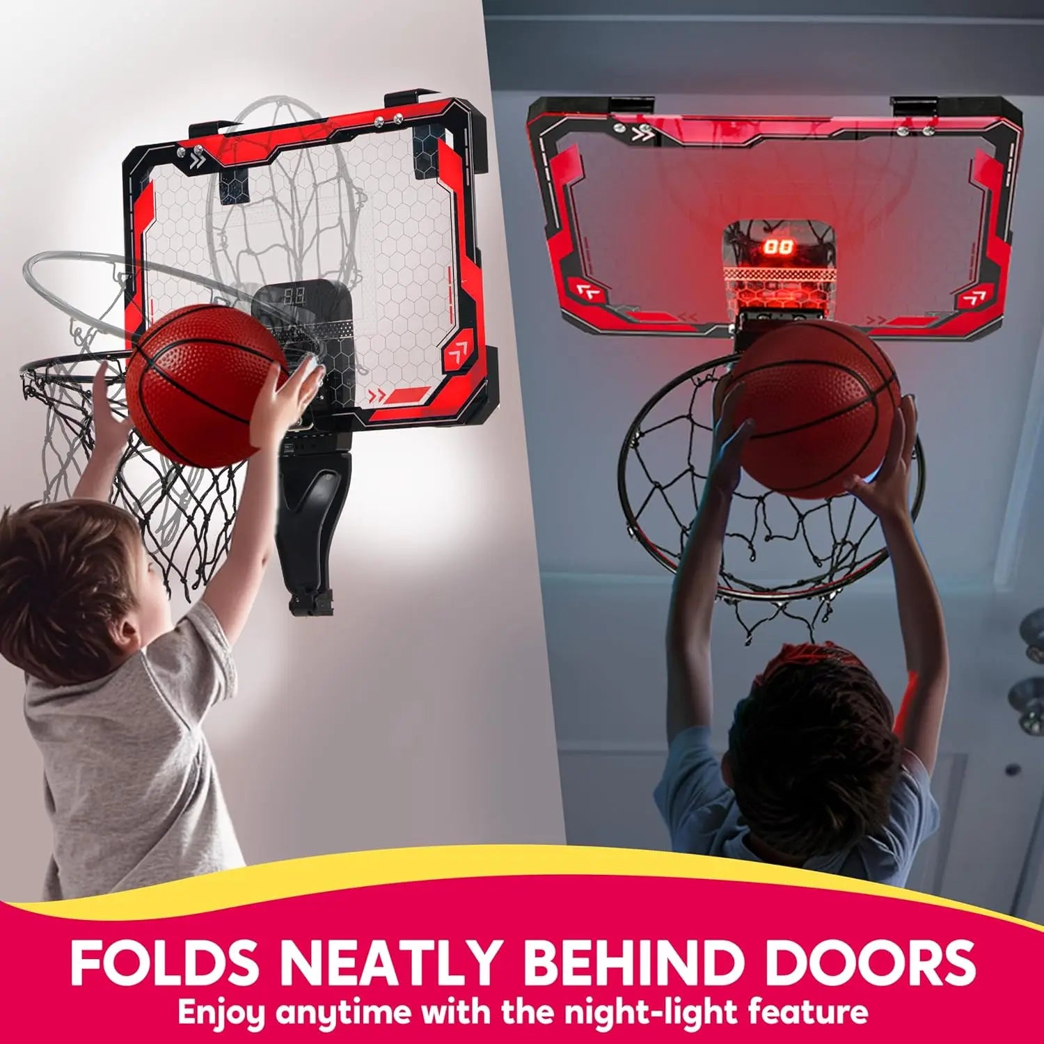 Mini Indoor Basketball Hoop Over Door