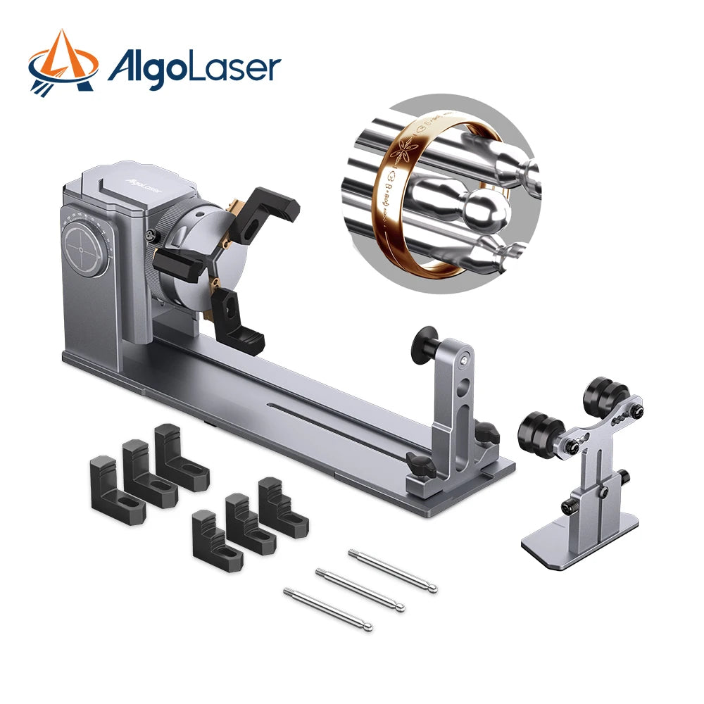 Laser Engraver Accessories 3-in-1 Kit for Cylindrical Objects
