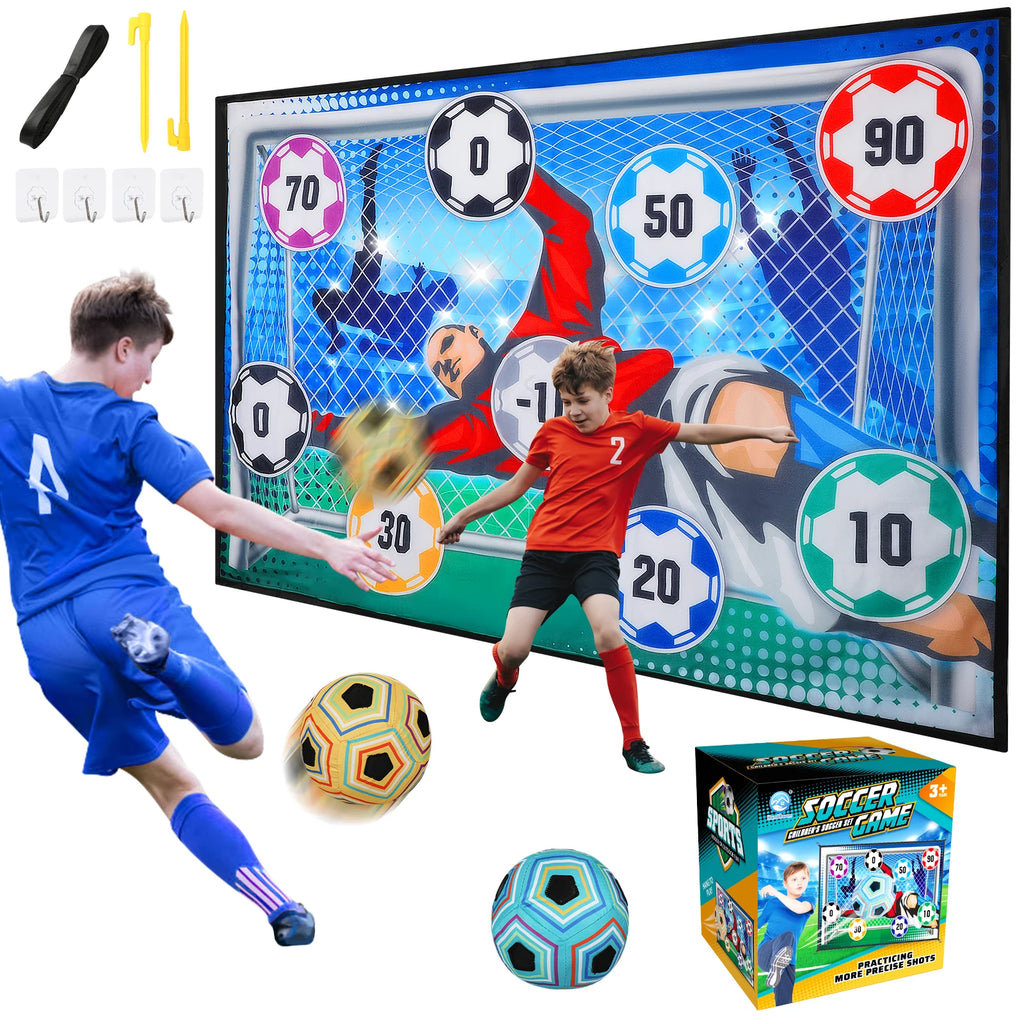 Football Soccer Sticky Training Goal Indoor Outdoor