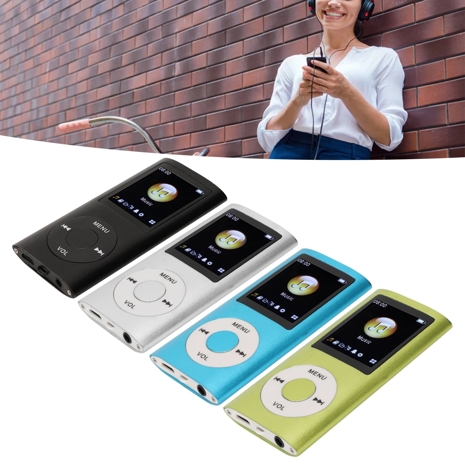 MP3 Player Stylish Multifunctional MP3 Music Player