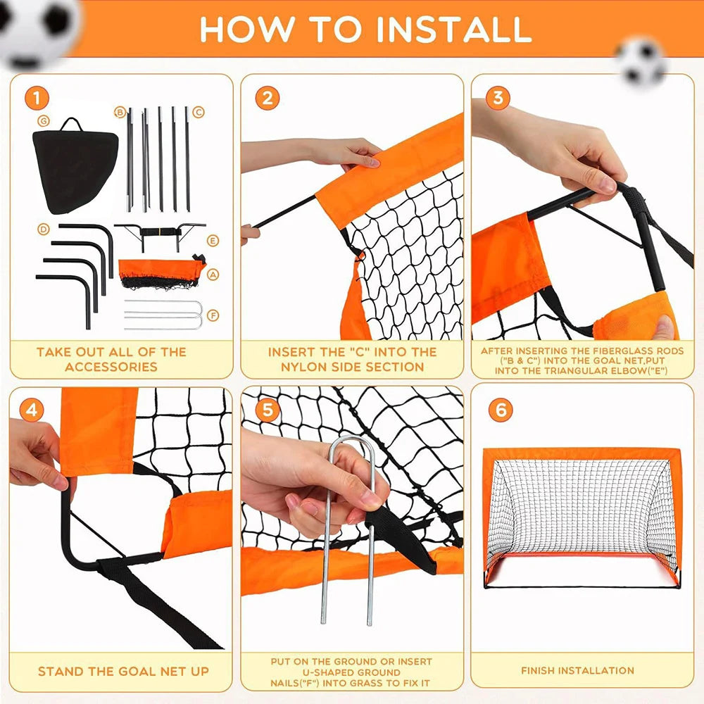 Portable Soccer Goals for Backyard