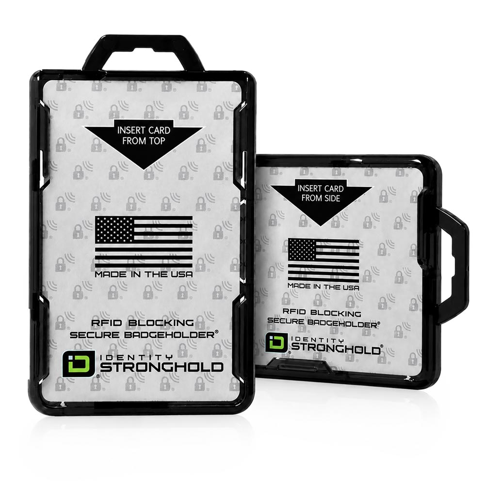 Secure Badge Holder DuoLite ® Vertical 2 ID Card Holder