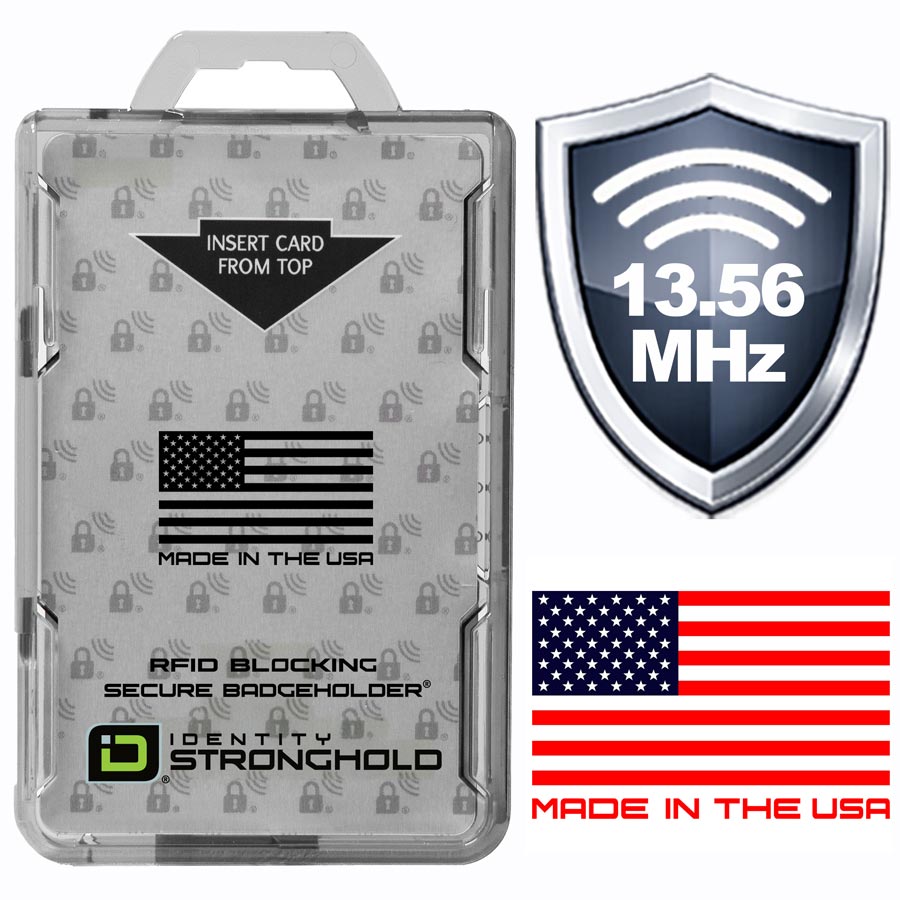 Secure Badge Holder DuoLite ® Vertical 2 ID Card Holder